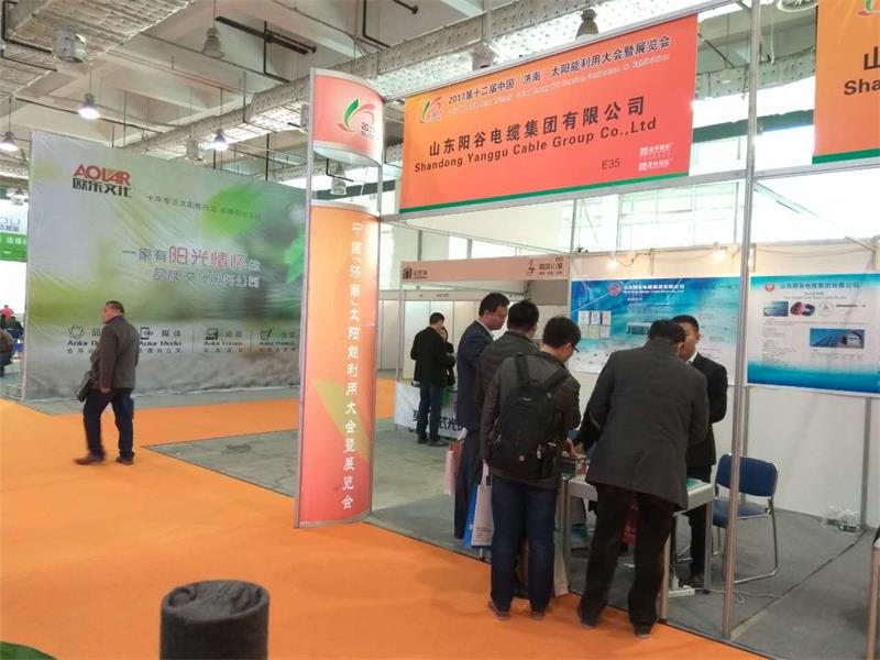 阳谷电缆集团参加第12届中国(济南) 国际太阳能利用大会暨展览会
