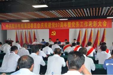 阳谷电缆集团有限公司庆祝中国共产党成立97周年暨表彰大会隆重召开